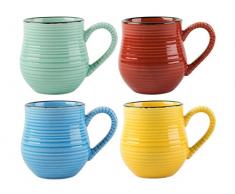La Cafetiere Brights Esspresso Tasses, Multicolore, Lot de 4