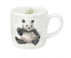 Portmeirion Home & Gifts Bamboozled Panda Tasse en Porcelaine Anglaise Multicolore 8 x 12 x 8 cm