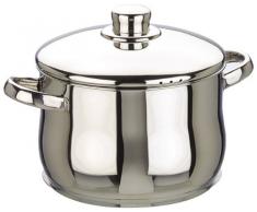 Ibili 662224 Oslo Marmite Bombée avec couvercle Inox 24 cm