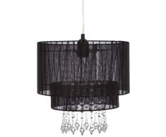 Lustre Amy Smartwares 6000.151 â Textile â Noir