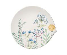 Villeroy & Boch Flow Couture Assiette gourmet, 31x29 cm, Porcelaine Premium, Blanc/Multicolore