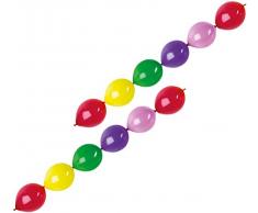 amscan 10 x Guirlandes Multicolores