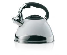 Kela 11657 bouilloire 3 litres, inox compatible induction, blanc, Varus