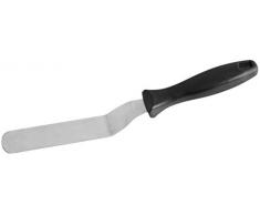 FmProfessional 21564 Spatule Ã glacer coudÃ©e, acier inoxydable, noir, 29cm
