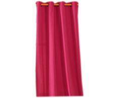 Linder 0205 /62/375FR Rideau Double Natte Rose Oeillets 135 x 240 cm