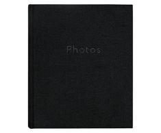 Zep Q5826 Album Photo adhésif feuillets Format 24x32 cm 100 Pages Linen Bleu, Papier Laminé, 34 x 30,5 x 4,5 cm