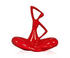 Arte Dal Mondo C6128PR Petit Evolution Sculpture figurative Moderne en rÃ©sine laquÃ©e, Multicolore, 25 x 13 x 25 cm