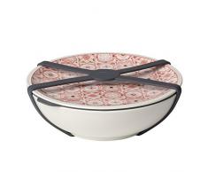 like. by Villeroy & Boch To Go Rose Coque L, vaisselle en porcelaine de haute qualité premium en vert, 800 ml, rouge, 21 x 21 x 7.1 cm