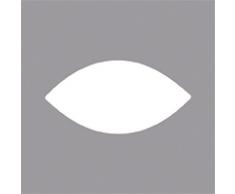 Rayher Perforatrice pointu ovale à  2,54 x 1,27 cm, 1 , idéal pour papier, carton jusquà  200 g/m², Plastique, Orange, 2,54x1,27cm- 1 Zoll