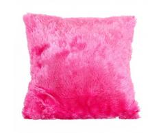 Enjoy Home Coussin 40x40, PLUCH Rose, Polyester, 40x40x1 cm