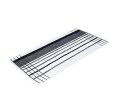 Gözze Drap de douche, 100% coton, 70 x 140 cm, Berlin, Rayures, Anthracite / Noir, 102-1113-5