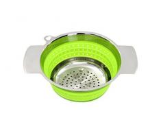 RÃ¶sle RS16122 Passoire pliable Acier et Silicone Vert DiamÃ¨tre: 20 cm