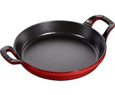 Staub 1302006 Plat Rond Empilable Fonte Cerise 20 cm