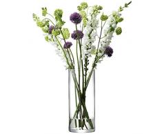 LSA International Colonne Vase H42Â X Ã18Â cm Clair