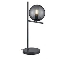 Trio Leuchten 502000142 Lampe de table, MÃ©tal, Anthracite