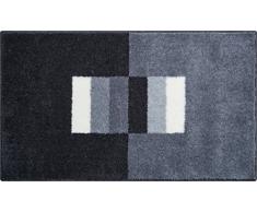 Linea Due Tapis de Bain 3D, Ultra Doux et Absorbant, AntidÃ©rapant, 5 Ans de Garantie, CAPRICIO, Tapis de Bain 70x120 cm, Gris