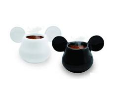 Joy Toy 62128 Tasse en cÃ©ramique 3D Motif Mickey Mouse Noir + Blanc 13X8X8 cm