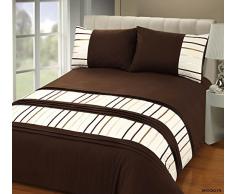 Rapport Parure de lit de Brooklyn, Chocolat, Simple