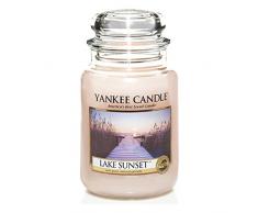 Yankee Candle bougie grande jarre, « Coucher de soleil au bord du lac »