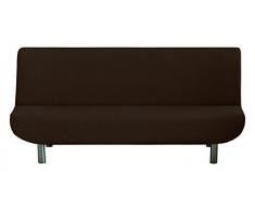 Eysa Ulises élastique clic clac Housse de canapé 3 Places Couleur 07-Marron, Polyester Coton, 37x5x29 cm
