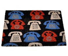 Arte Regal Import 30778 - Paillasson Motif tÃ©lÃ©phones 40Â xÂ 60Â cm Multicolore