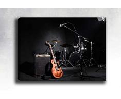 Bonamaison Peinture sur toile, multicolore, 70 x 100 cm - ConÃ§u et fabriquÃ© en Turquie