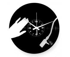 Instant Karma Clocks Horloge Murale en Vinyle LP 33 Tours, Musique, Disque Deejay Plat, Vintage, Handmade