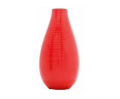 eBuyGB Pack of 10 Bud Vase, CÃ©ramique, Red, 7,1 x 22,5 x 14,2 cm