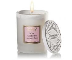 Collines de Provence Bougie ParfumÃ©e Rose Ancienne 180g, Transparent 6,8cm x 6,8cm x 9,4cm