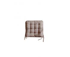 HomeMaison.com HM69451630 Galette de Chaise MatelassÃ© Polyester/Coton Beige 40 x 40 cm