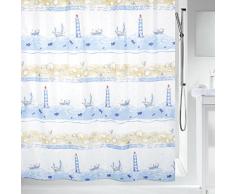 Spirella 10.05038 Rideau de Douche Nave Ciel Textile 180 x 200 cm