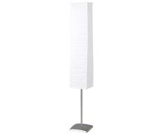 Brilliant 92603/75 Lampadaire 1L-Titane blanc-metal/papier-E14, MÃ©tal/Papier, E14, 40 W