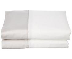 ESSIX Drap de lit, Satin de Coton, Pannacotta/Galet, 270x300 cm