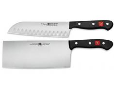Wüsthof 9261 Set de 2 Couteaux, Acier, Noir, 38,8 x 11 x 2,2 cm