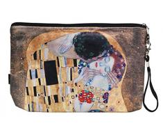 Fridolin Trousse de Toilette Trousse de Maquillage Trousse de Gustav Klimt Le Baiser de