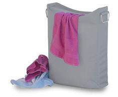 MyHome Panier à Linge Moderne Gris Clair