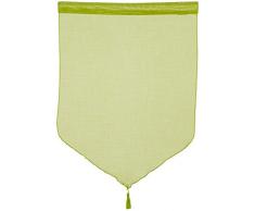 Lovely Casa RA1697009 MONNA Paire de brise bise Polyester Tilleul 90 x 60