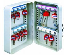 Rottner 3122 SK20 Armoire à clés avec crochets réglables pour 20 clés Blanc