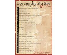 1art1 Bouddhisme Poster - Dalai Lama, A to Zen (91 x 61 cm)