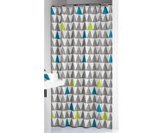 Sealskin 210921326 Rideau de Douche, Plastique, Bleu, Vert, Gris, 200 x 180 x 0,2 cm