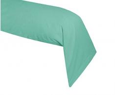 Lovely Casa T34820019 Alicia Taie de Traversin Coton Amande 185 x 45 cm