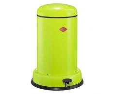 WESCO 134 331-20 Poubelle, Acier Inoxydable, Vert Lime, 38 x 38 cm