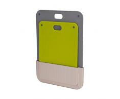 Joseph Joseph - DoorStore Chop, Ensemble de 2Â Planches Ã DÃ©couper avec Etui de Rangement ConÃ§u pour Placard de Cuisine - Gris et Vert