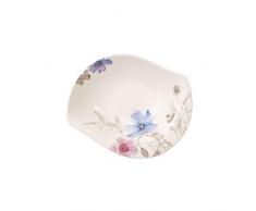 Villeroy & Boch Mariefleur Gris Serve & Salad Coupelle creuse, 21 x 18 cm, Porcelaine Premium, Blanc/Multicolore