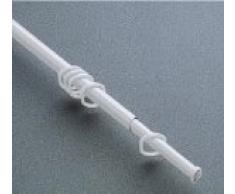 Spirella 10.50064 Rideau de Douche Ova 125-220 White Métal