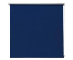 Store Enrouleur occultant Thermique Bleu 90 x 150 cm sans perçage Store Enrouleur occultant avec Cordon de Serrage latéral Blackout Revêtement argenté