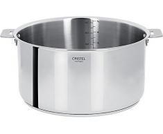 Cristel - C16QMP- Casserole inox 16cm sans poignÃ©e amovible- Collection Casteline