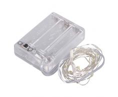 Rayher Hobby 69063159Â Mini Guirlande Lumineuse LED avec Fil, 220Â cm, 20Â Ampoules, Bat