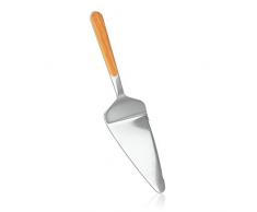 Metaltex 252310 Pelle à Tarte en Acier Inoxydable Manche en Bois