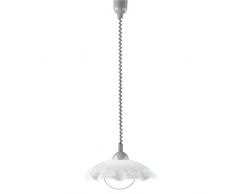 Eglo 87062 Lampe suspension à hauteur réglable, E27, Blanc